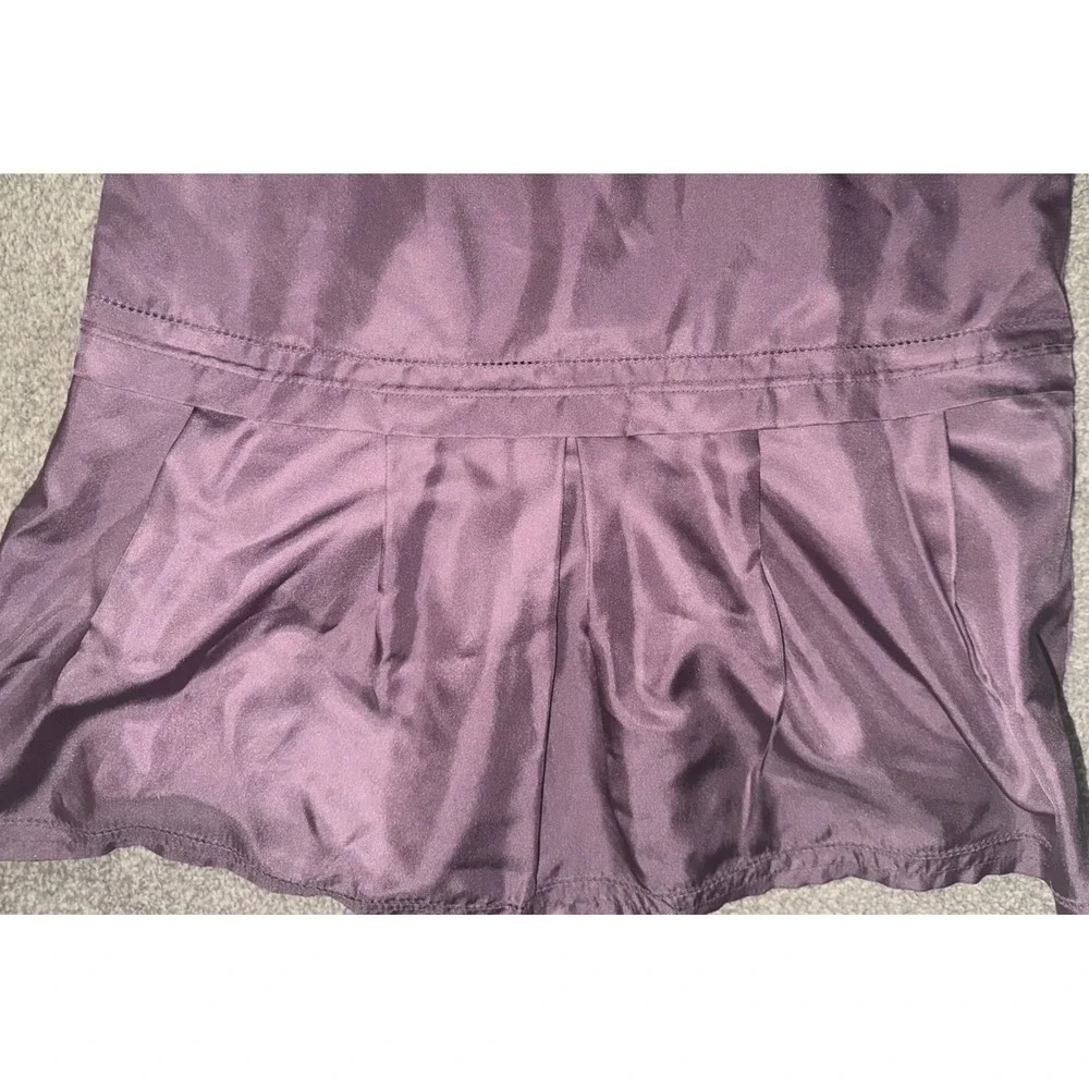 Stella McCartney for Gap Silk Dress Sz 10 Drop Waist Pleated Ruffle Luxury nwt